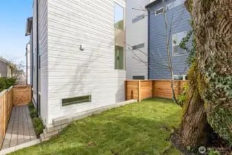 Walk way presents more gardening space