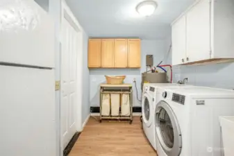 Laundry room with second frig