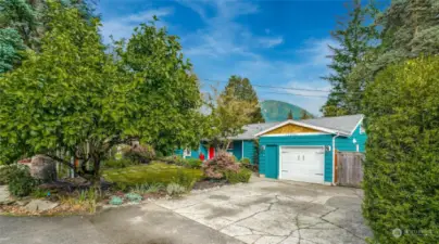 Front of home, with plenty of space in driveway for your vehicles