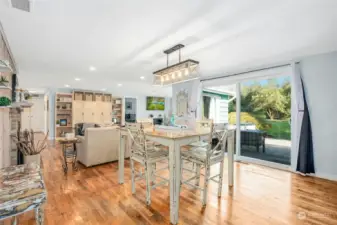 Large dining room allows you to host that extended family dinner this year