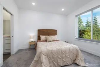 Primary bedroom  on upper level