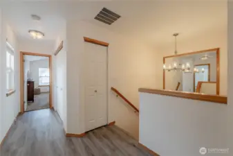 Upstairs hallway landing