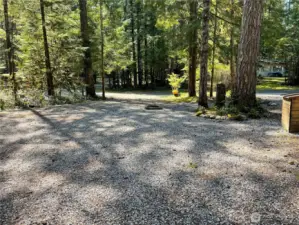 Looking at road from back of property