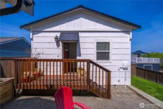 Back garage - ready for Buyer to convert to DADU.