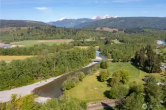 Nooksack river that is nearby.