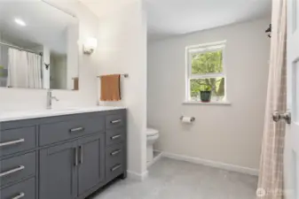 Bathroom vanity.
