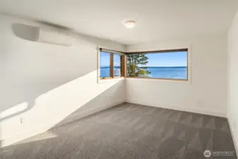 Upstairs room with a southwestern view