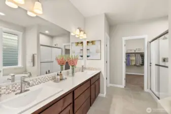 Home is under construction. Photos are of a previously built home from the same community with similar finishes that are virtually staged. Builder reserves the right to change features, plans, prices & specifications without notice. Features vary by plan. Buyer to verify square footage.