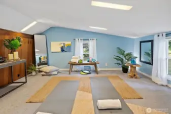 Same thing here. Ceiling height is around 6'0"