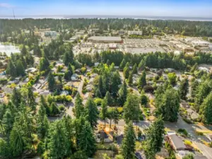The house is just two blocks away from the Aurora Village Transit Center, Costco, and the rest - but the house is on a quiet street that feels far away from the bustle!