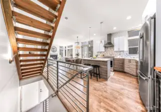 Lovely architectural features bring interest to this spacious home.