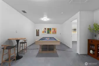 Super versatile Rec Room. Use as a gym, playroom, or convert back to a garage! *Virtually Staged*