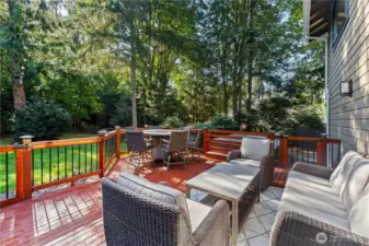 Fire Pit and Garden Space