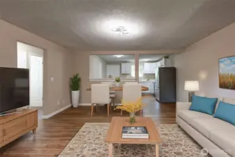 Second view of the kitchen