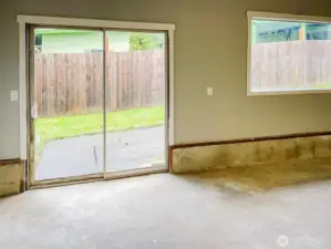 YARD ACCESS FROM GARAGE