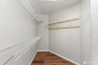 Primary Suite Walk In Closet