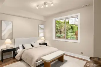 Lower level bedroom