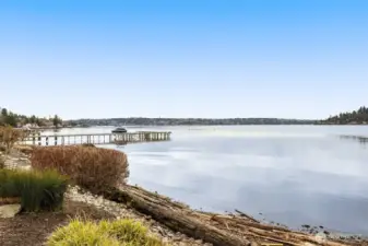 Barbee Mill includes a private dock for residents to enjoy