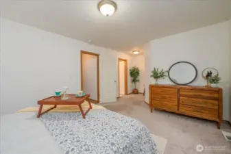 A clean space to rest and design.