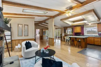 Plenty of space for gathering.