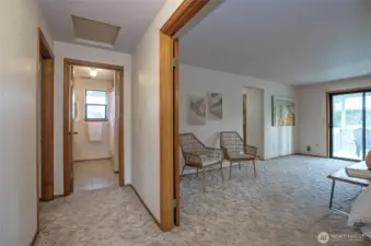 Upstairs hallway to primary