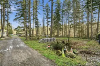 Rare private driveway to your property!
