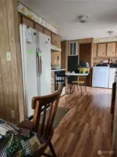 Kitchen with laundry