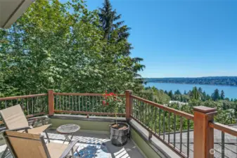 Primary suite private deck with amazing views!