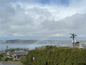 Welcome home. This is your view from your kitchen deck!