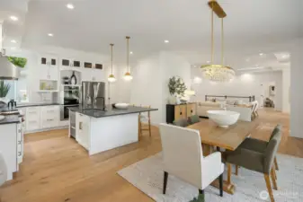 Luxurious, freshly renovated interiors.