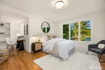 The home's 3rd bedroom, also an ensuite. The lower level can be a self contained guest suite.