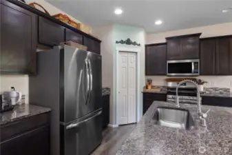 All appliances included with the purchase of this beautiful home.