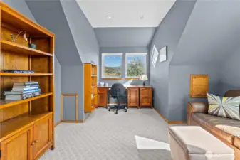 Vaulted ceilings, generous space to stretch, relax, retreat for your mid-day work break.