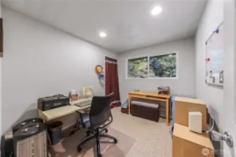 Office with closet can be a bedroom again.