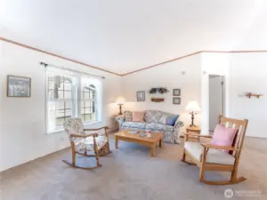 Open-concept living and dining space perfect for everyday living