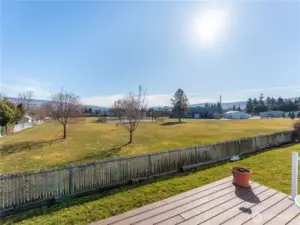 Sweeping views of the school, mountains, and Wenatchee Valley