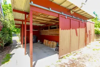 This versatile shop/shed offers endless possibilities, perfect for customizing your needs while storing all your outdoor toys and gear.