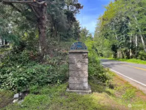 Entrance to community trails