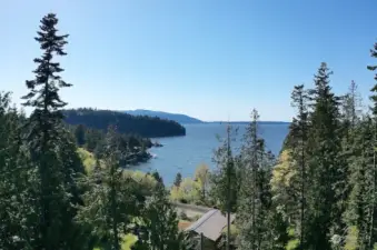 View from above the property.