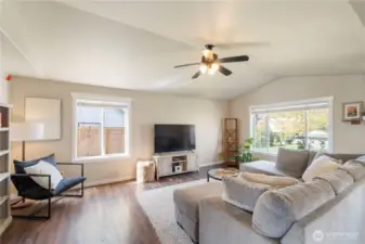 Spacious rooms with so much natural light