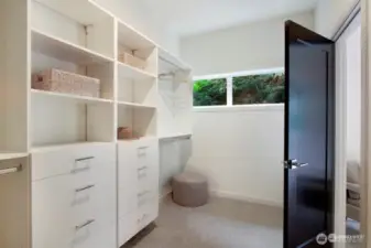 Primary closet