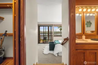 Primary Bath and closet