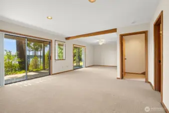 Lower family room