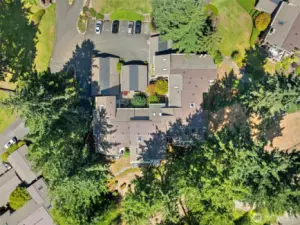 Aerial of building