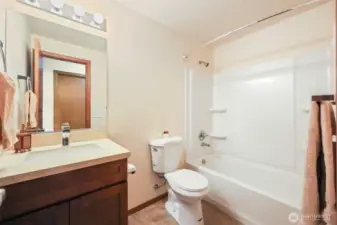 Fully updated hall bathroom
