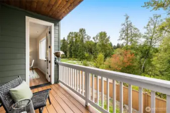 Great view from your cozy balcony