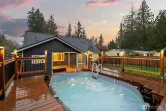View of home from the pool deck.