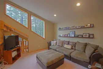 Loft entertaining area