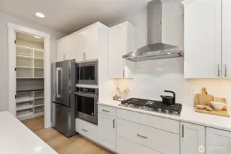 Upgraded Kitchenaid appliances.