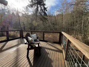 Bird watcher's paradise. Listen to the birds and the frogs in the nearby water.